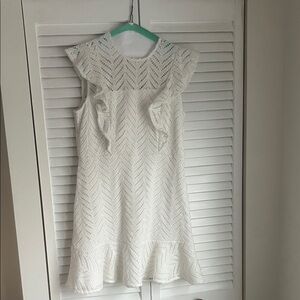 Aqua (Bloomingdale’s) White Lace Dress